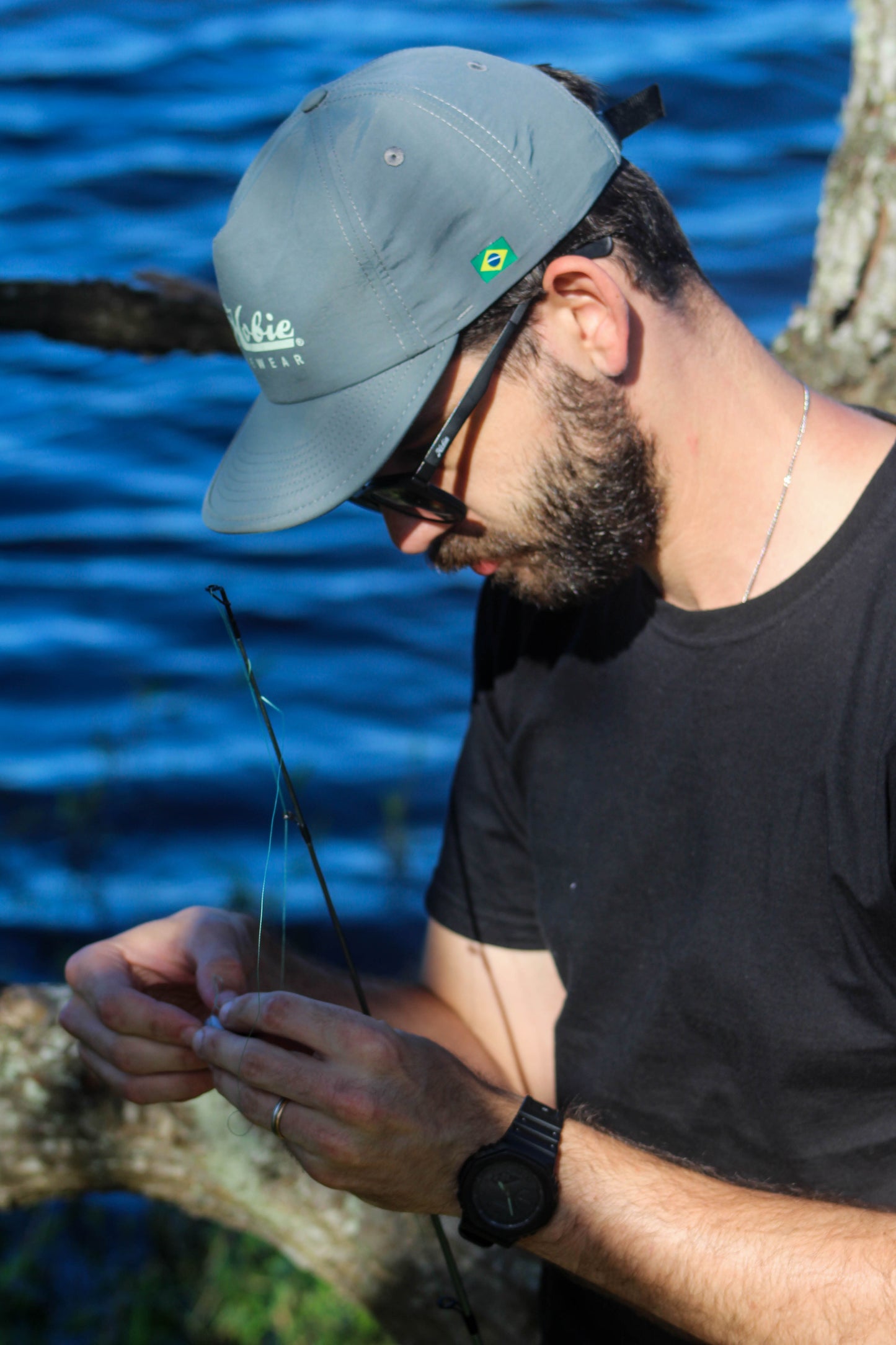 Boné Hobie Eyewear Cinza
